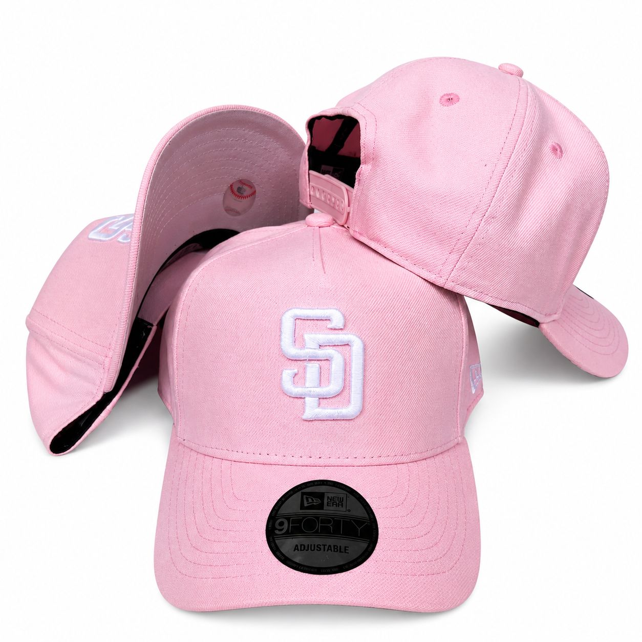 Pink new era cap