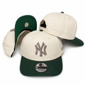 white and green new era cap
